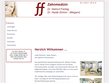 Tablet Screenshot of ff-zahnmedizin.de